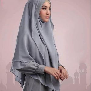 Khimar instant niqab tweelaags hijab gebed moslimvrouwen khimar niqab