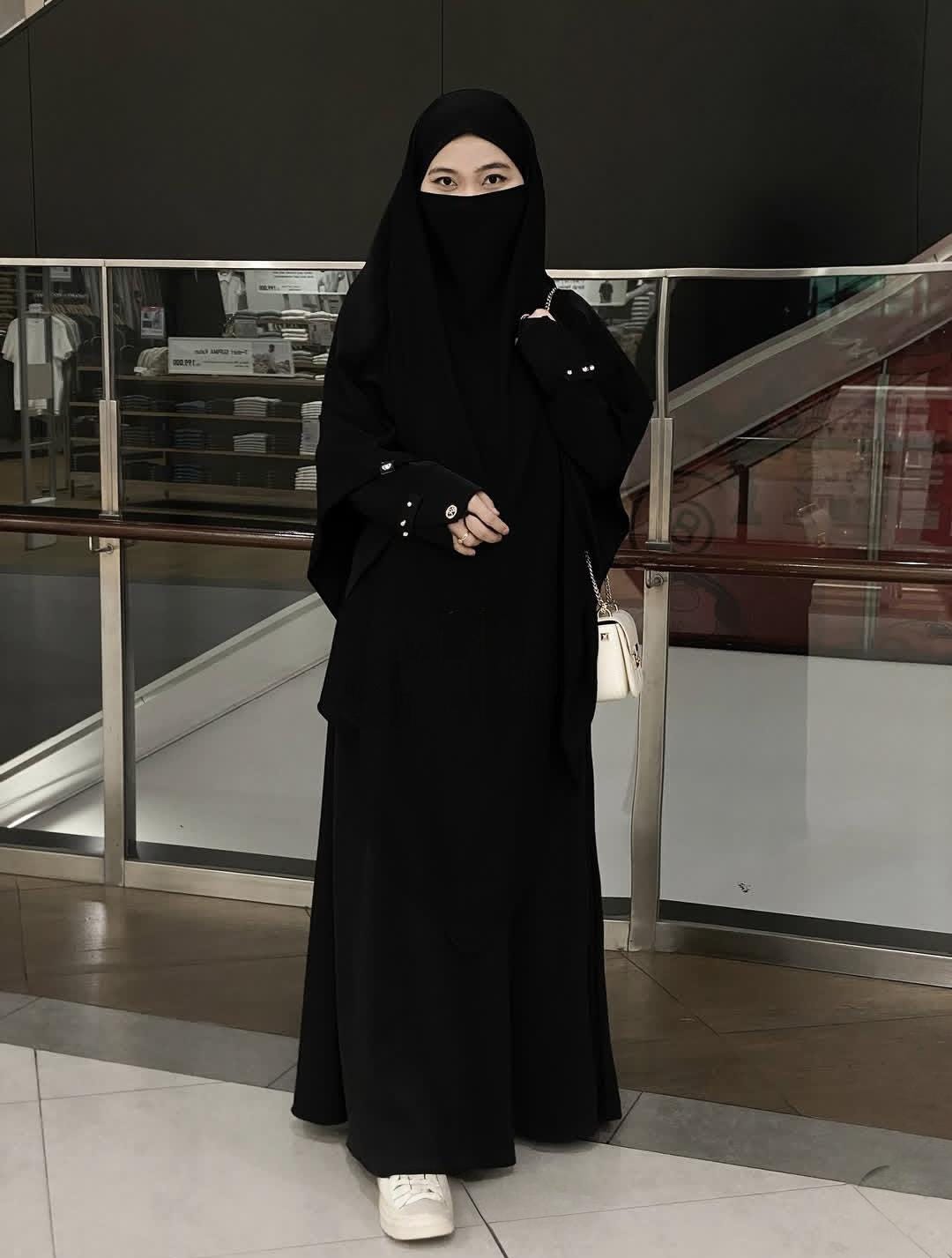 Ramadan 2 Piece Muslim Prayer Garment Sets Women Hijab Abaya Jilbab Maxi Dress Khimar Burqa Islamic Clothing Overhead Arab Robe~p79196016