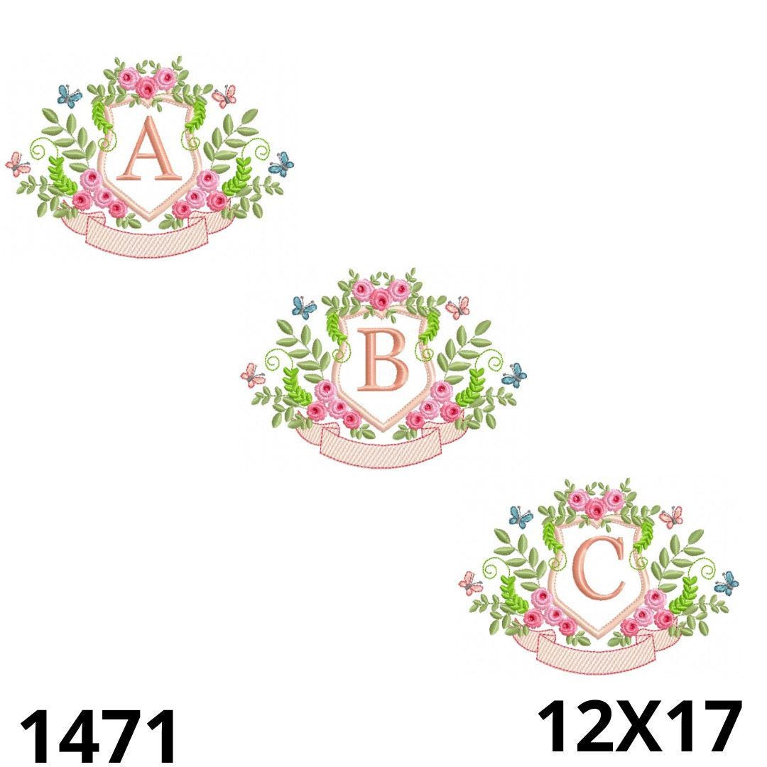 Monogram Alphabet Embroidery Pattern - Etsy