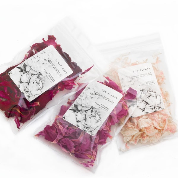 Organic Dried Peony Petals