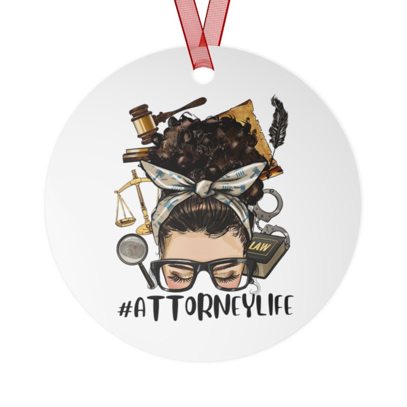 Attorney Life, Christmas Ornaments, Gift for Attorney, Coworker Gift