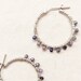 see more listings in the Gemstone hoop earrings section