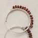 see more listings in the Gemstone hoop earrings section