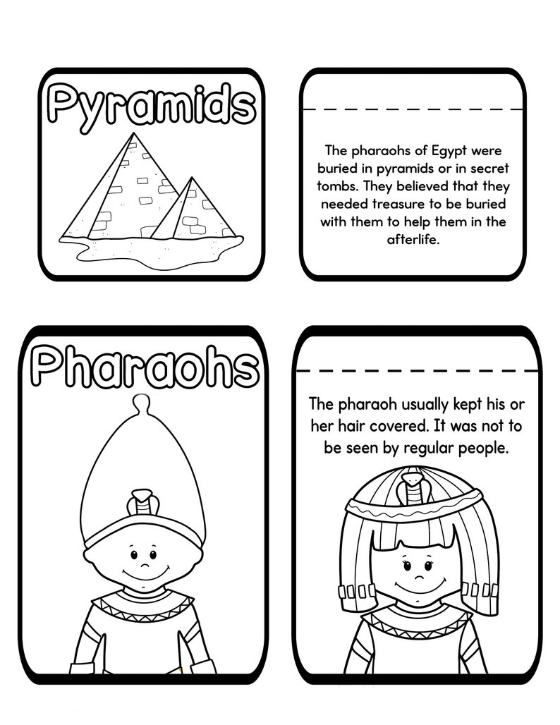 Ancient Egypt Lapbook All About Ancient Egypt Interactive Etsy