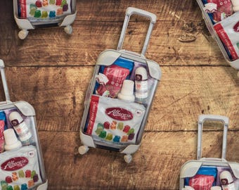 Tiny Traveler Suitcase Care Package – Summer Camp Treat Box for Kids