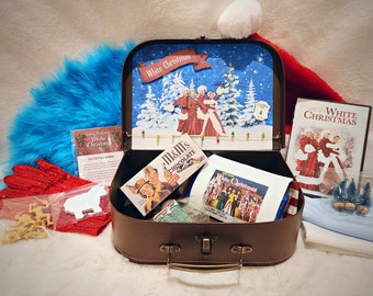 White Christmas Interactive Movie Box | Handcrafted Details | Includes Props and Snacks Inspired by the Film!