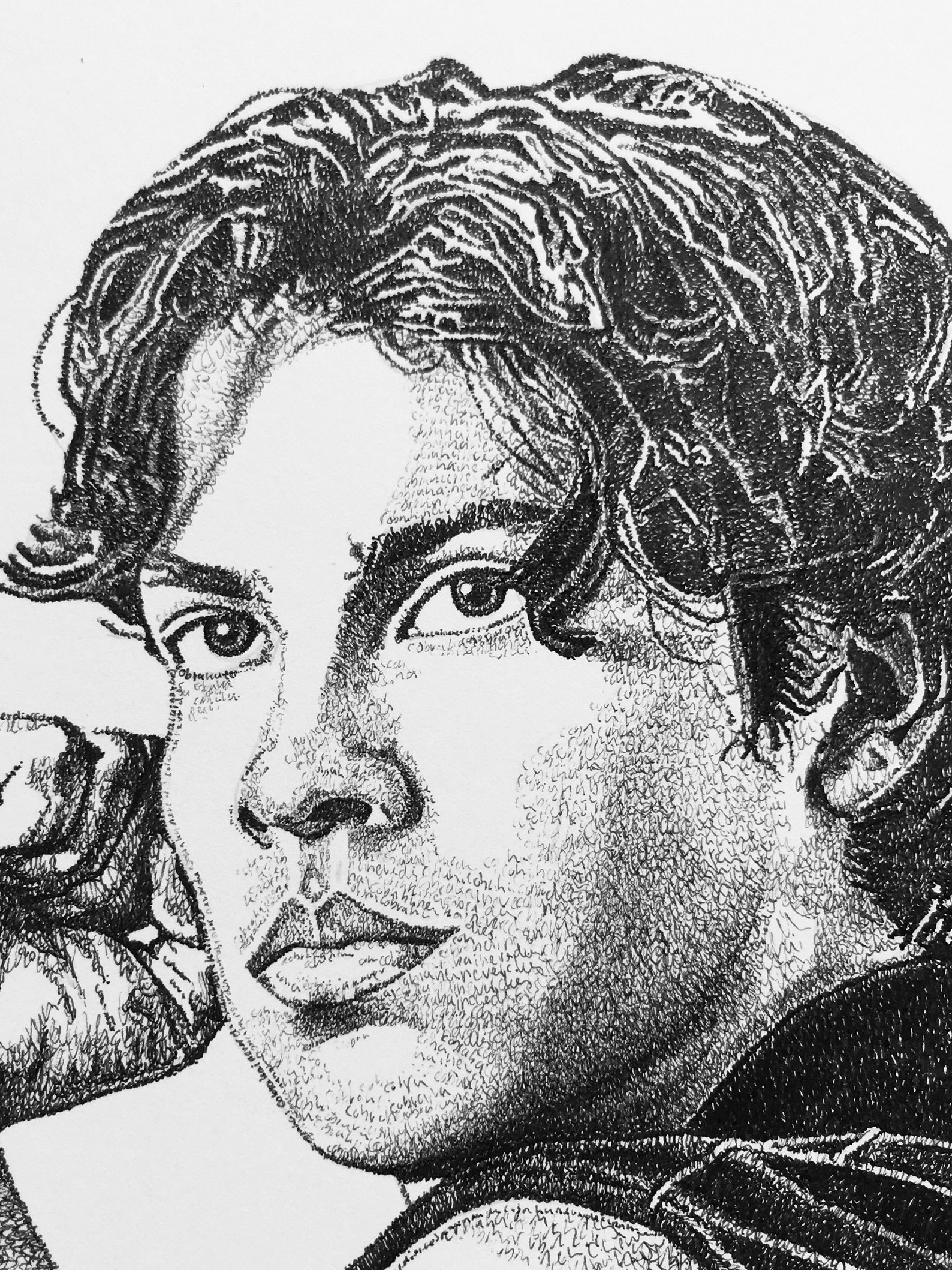 Cobra Kai Miguel Drawing/art made Out of Words Etsy