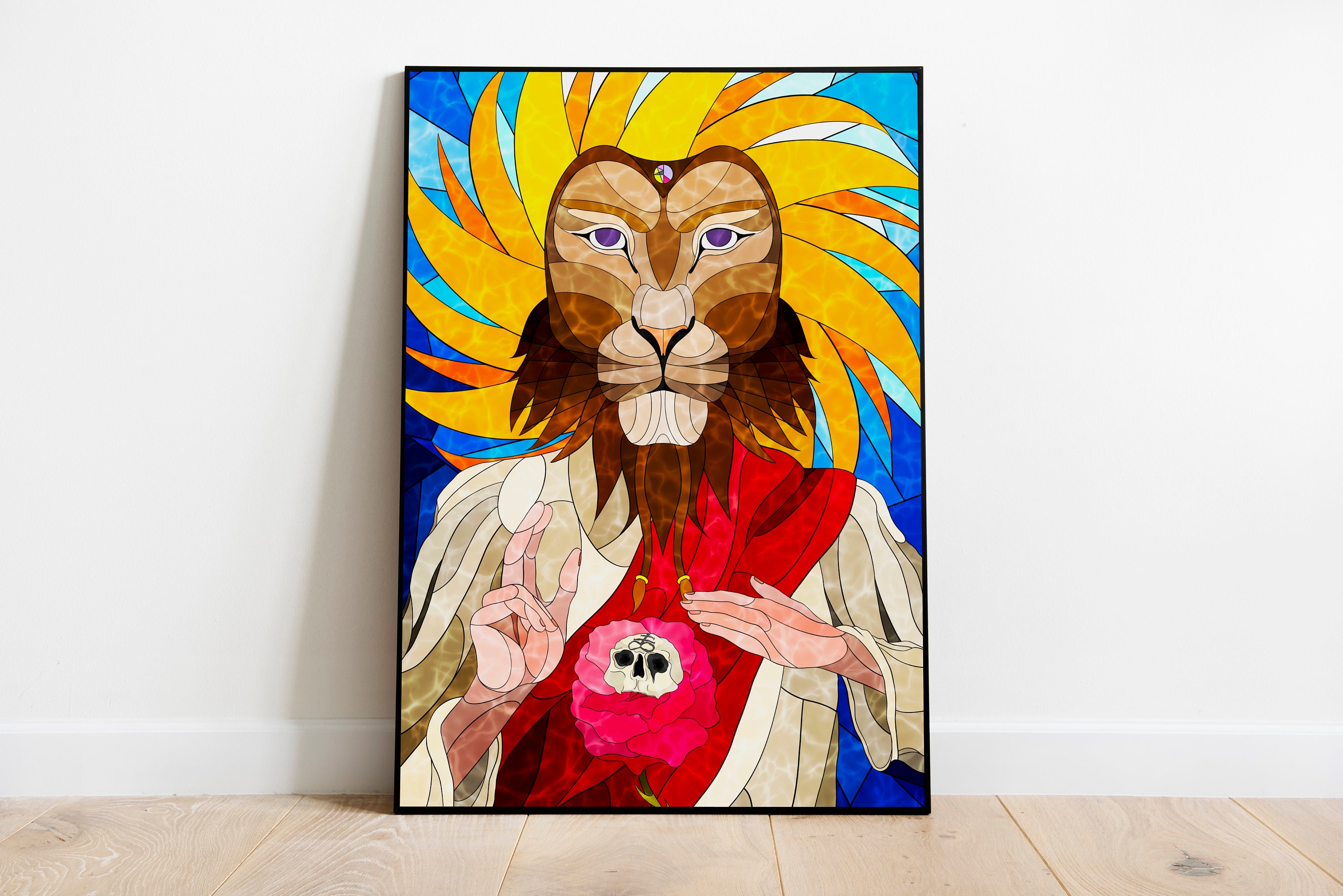 Ondoyance - Vitraux Lion