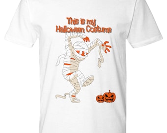 Funny Mummy Halloween Costume T-Shirt: Cotton Tee