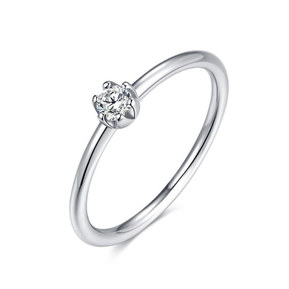 Silberring Damen 925  Echt Silber Ring anlaufgeschützt Fingerring Damenring 