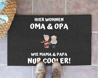 Fußmatte lustig mit Motiv Spruch für Innen & Außen I Fußmatten Outdoor Schmutz Abtreter I Schmutzfangmatte Eingangstür I Türmatte 60x40cm