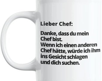 Lieblingstasse mit Spruch, Spülmaschinenfest und Beidseitiger Druck I Hochwertige Tasse in Weiß Lustig für die Arbeit, Büro