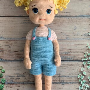 Rosie Doll Crochet Pattern by Ncl.karaca, Little Girls Toy, PDF