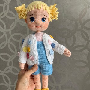 Rosie Doll Crochet Pattern by Ncl.karaca, Little Girls Toy, PDF