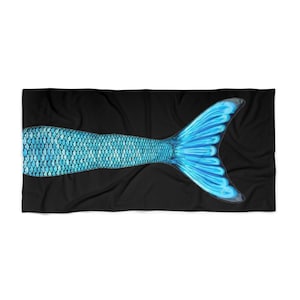 Enchanting Mermaid Tail Beach Towel