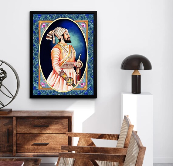 Shivaji maharaj painting deals
