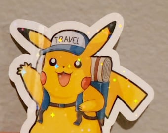 Sticker - Travel Pikachu