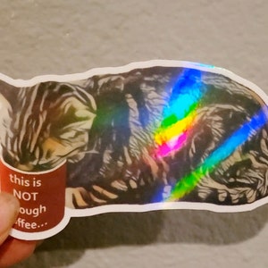 Sticker - Sleeping Coffee Kitty