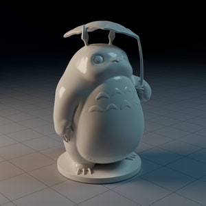 Arquivo STL - Guarda-chuva de Folhas de Totoro