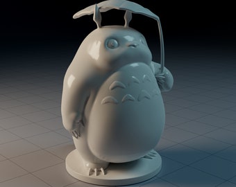 Plik STL - Parasol z liści Totoro