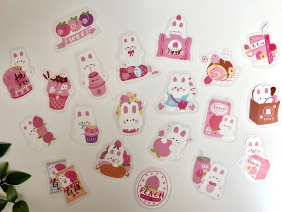 20 Piece Pink Aesthetic Sticker Pack Laptop Stickers 