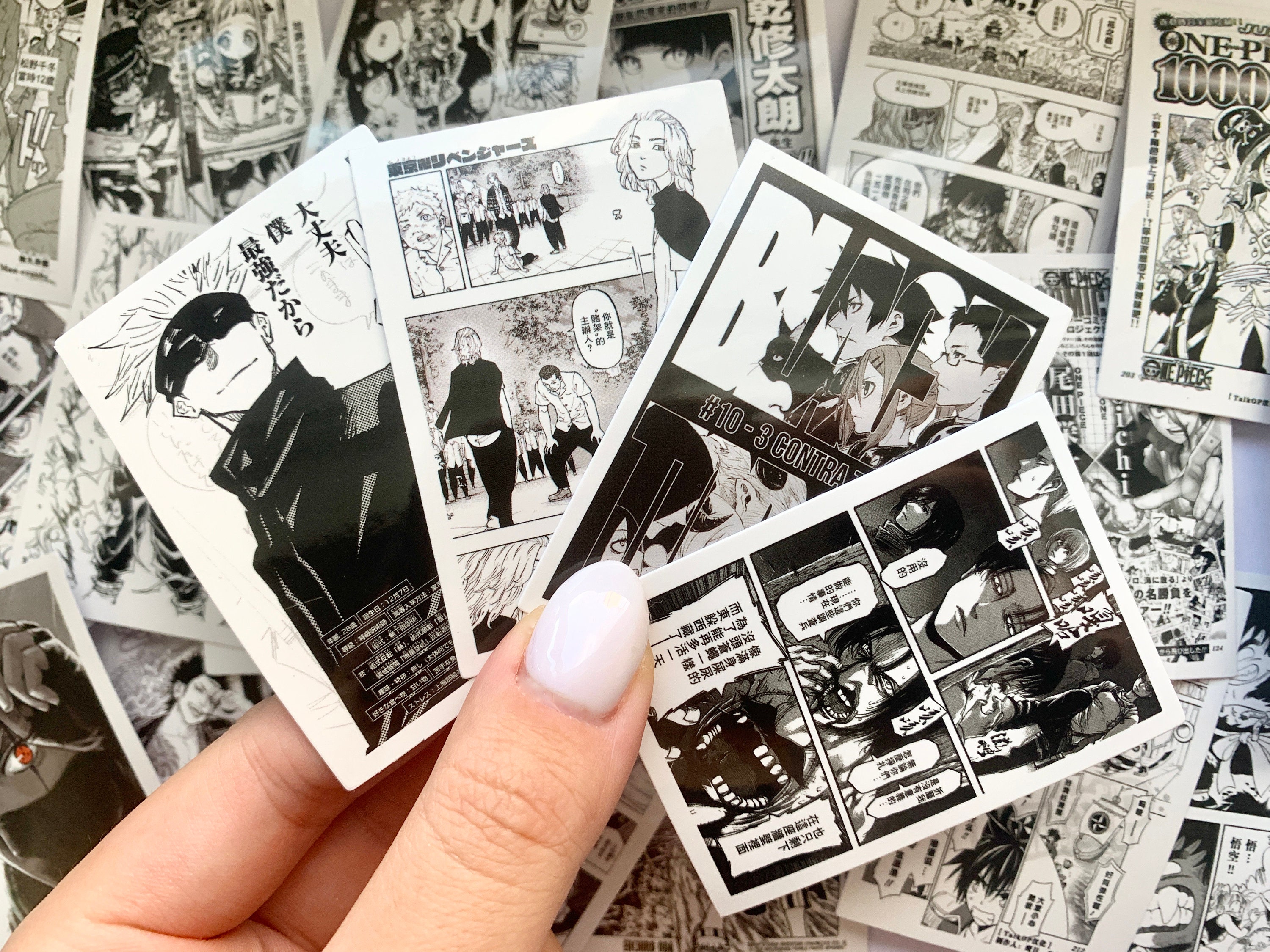 Queen - One Piece Manga Panel black version Sticker for Sale by Geonime