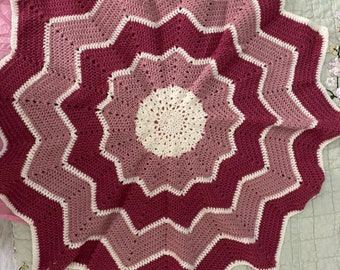 Crochet Ripple Baby Blankets