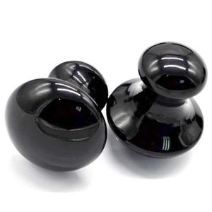 Obsidian Mushroom Gua Sha Facial Tools, Face and body care, Gua Sha Scraping Massager Tools for Reduce Puffiness and Improve Wrinkles