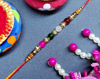 Rakhi for Raksha Bandhan Handmade, Adjustable Hemp Wish Bracelet,Yoga Bracelet, Yoga Jewelry, Meditation Bracelet, Enlighten