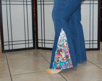 upcycled women's jeans