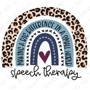 Speech Therapy PNG Sublimation, SLP Png Rainbow Speech Therapist Png, SLP Sublimation, Speech Pathologist Png Design, Digital Print File