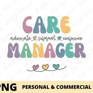 Sublimação PNG do Retro Care Manager, arquivo de impressão do Care Manager, design de sublimação, download do arquivo de impressão Png