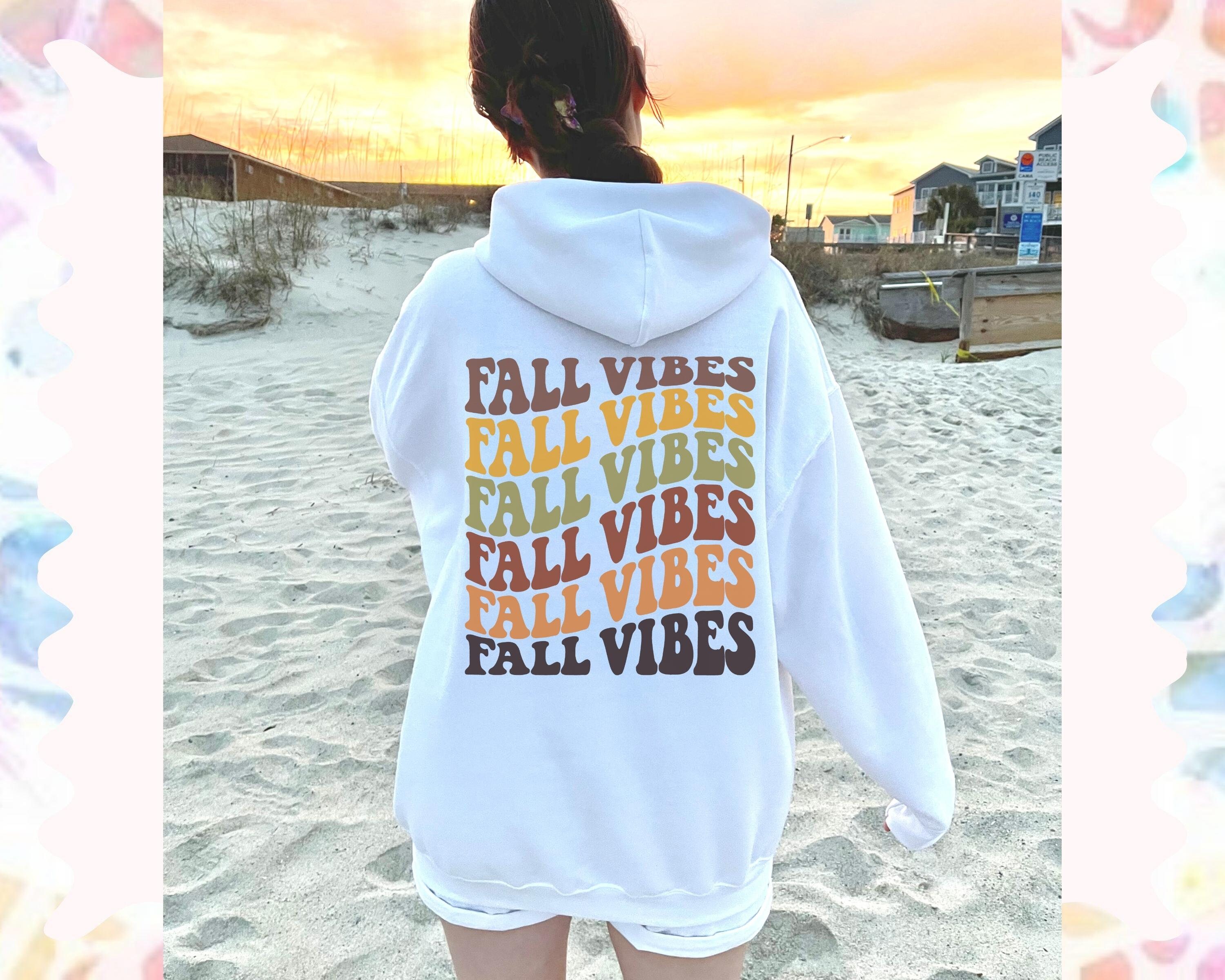 Waved Fall Retro Fall Vibes Stacked Png Design, Fall Autumn Png Design File, Retro ...