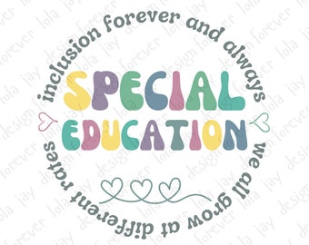 Special Education Teacher PNG Sublimation SPED Png Download Inclusion Matters Special Ed Teacher Sublimation Teacher Life png Download