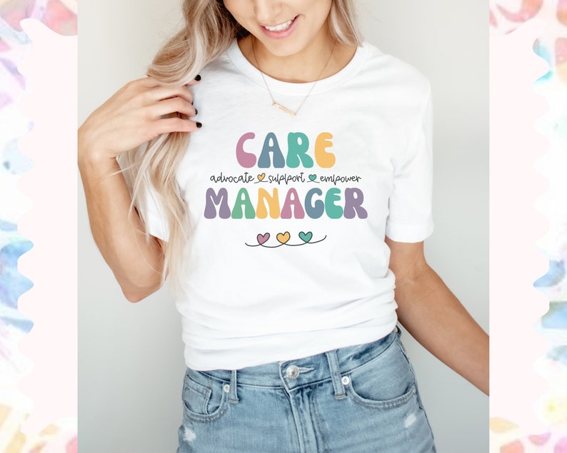 Retro Care Manager PNG Sublimation, Care Manager Print File ...
