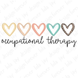 Occupational Therapy Png Sublimation, Occupational Therapist Sublimation Design, OT Sublimation Print File, OT Printable COTA Png Graduation