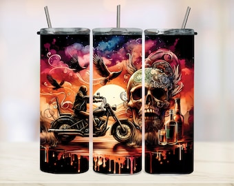 Motorcycle Tumbler Wrap For Him 20 oz Biker Tumbler Design Biker Motorcycle Art Tumbler Wrap Png Biker Dad Motorcycle Lover Tumbler