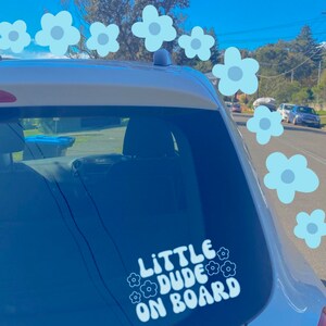 Little Dude on Board Vinyl Sticker Decal | Car Kids/child/baby on Board ...