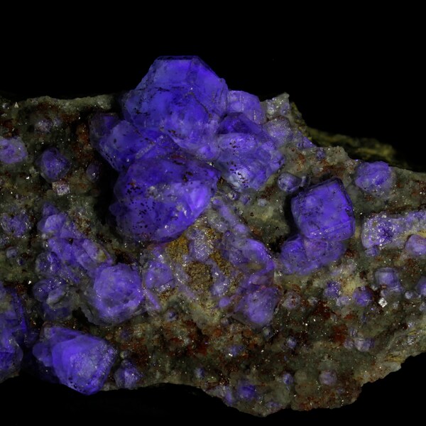 Mineralien grüner Fluorit, Dörfel, Erzgebirge, Sachsen Sammlung Mineraliensammlung