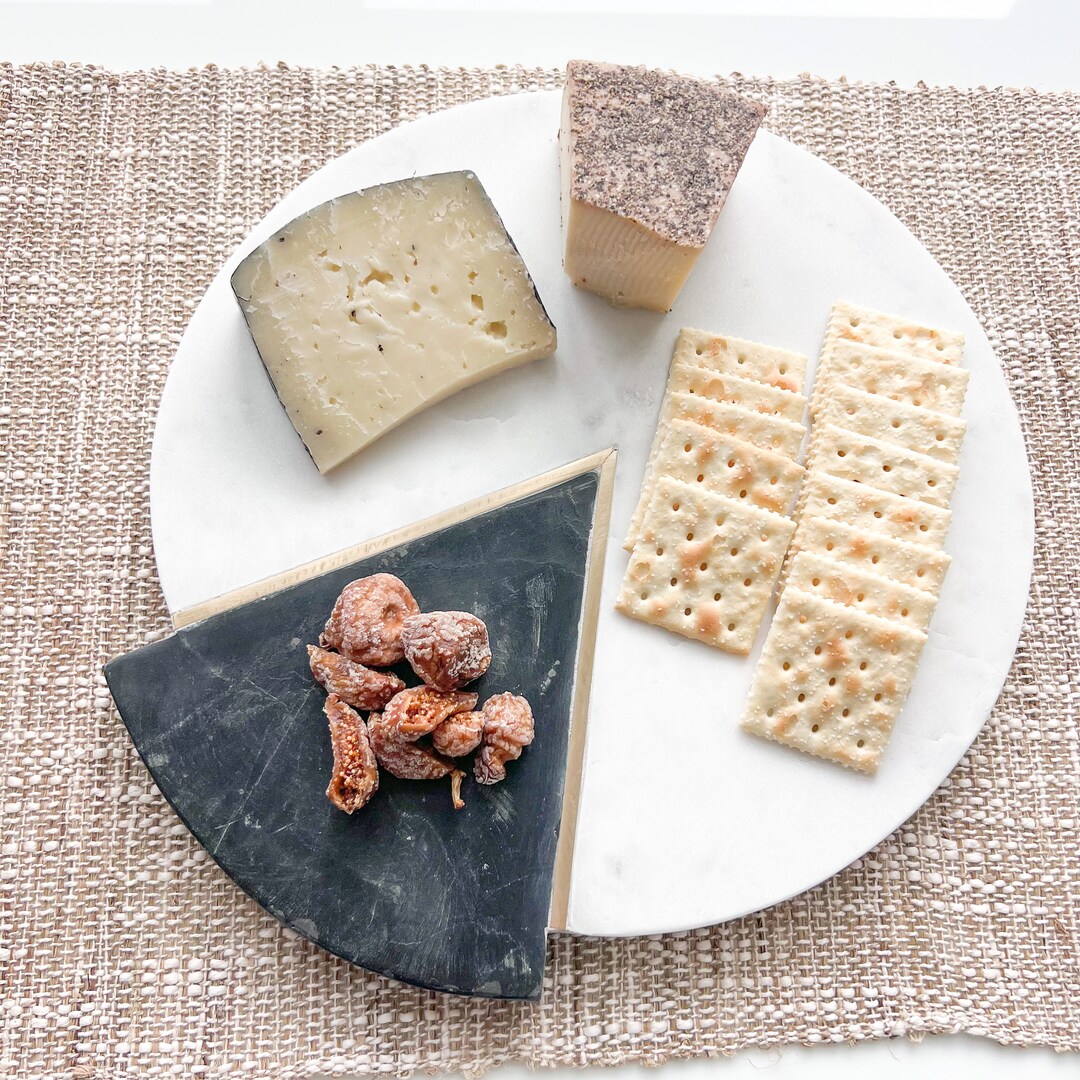 Black & White Marble Serving Board/ Cheese Board / Kitchen and Dining