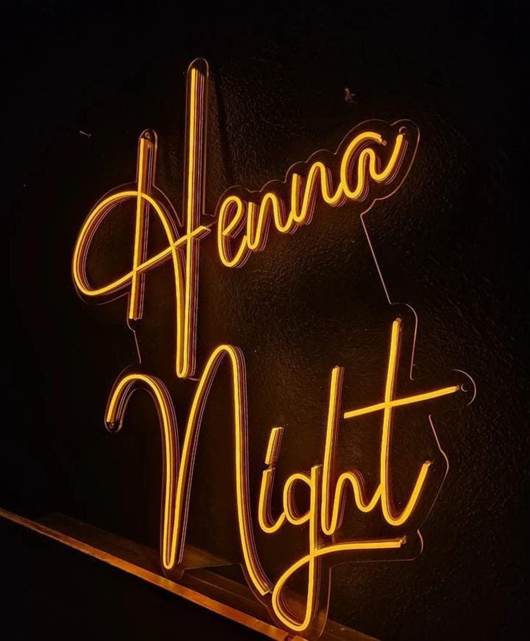 Buy Henna Night Neon Sign Aesthetic Custom Neon Sign Online in India - Etsy