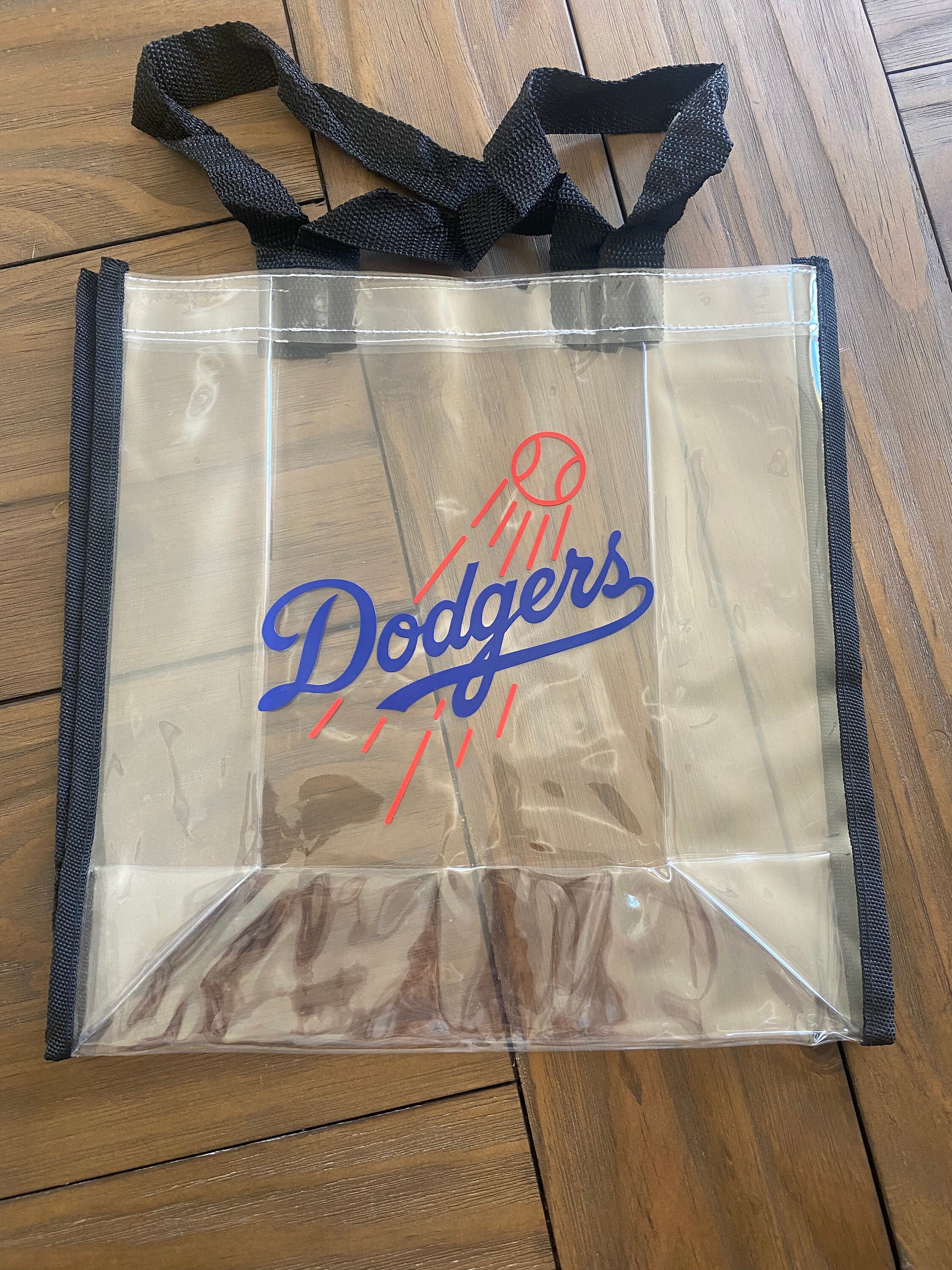 Baseball Stadium Approved Clear Tote/ Dodgers Stadium Bag/bleed Blue Etsy