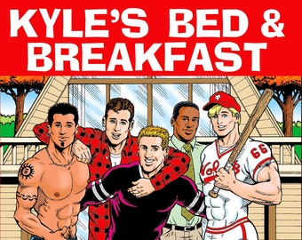 Il B&B di Kyle: vol. #1- firmato dall'artista / Fumetti LGBTQ / Fumetti gay / Fumetti queer / Graphic novel / Arte gay / Collezione di fumetti