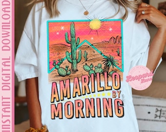 PNG File Amarillo by Morning Western Instant Digital Download Graphic design 300 dpi