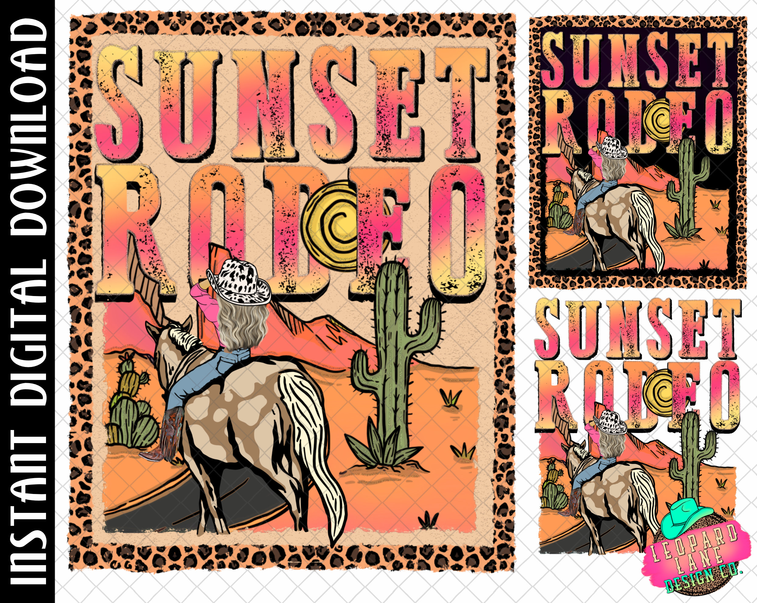Dear Rodeo Png Digital Sunset Rodeo Western Png Design Digital Download File Only - Etsy