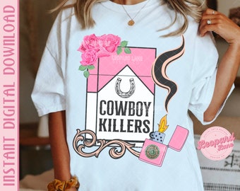 PNG File Cowboy Saying Retro Western Digital Download Graphic Design. Sublimation design cowgirl