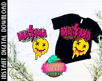 Digital MAMA Retro Png Design Digital Download File only Western Sublimation Logo