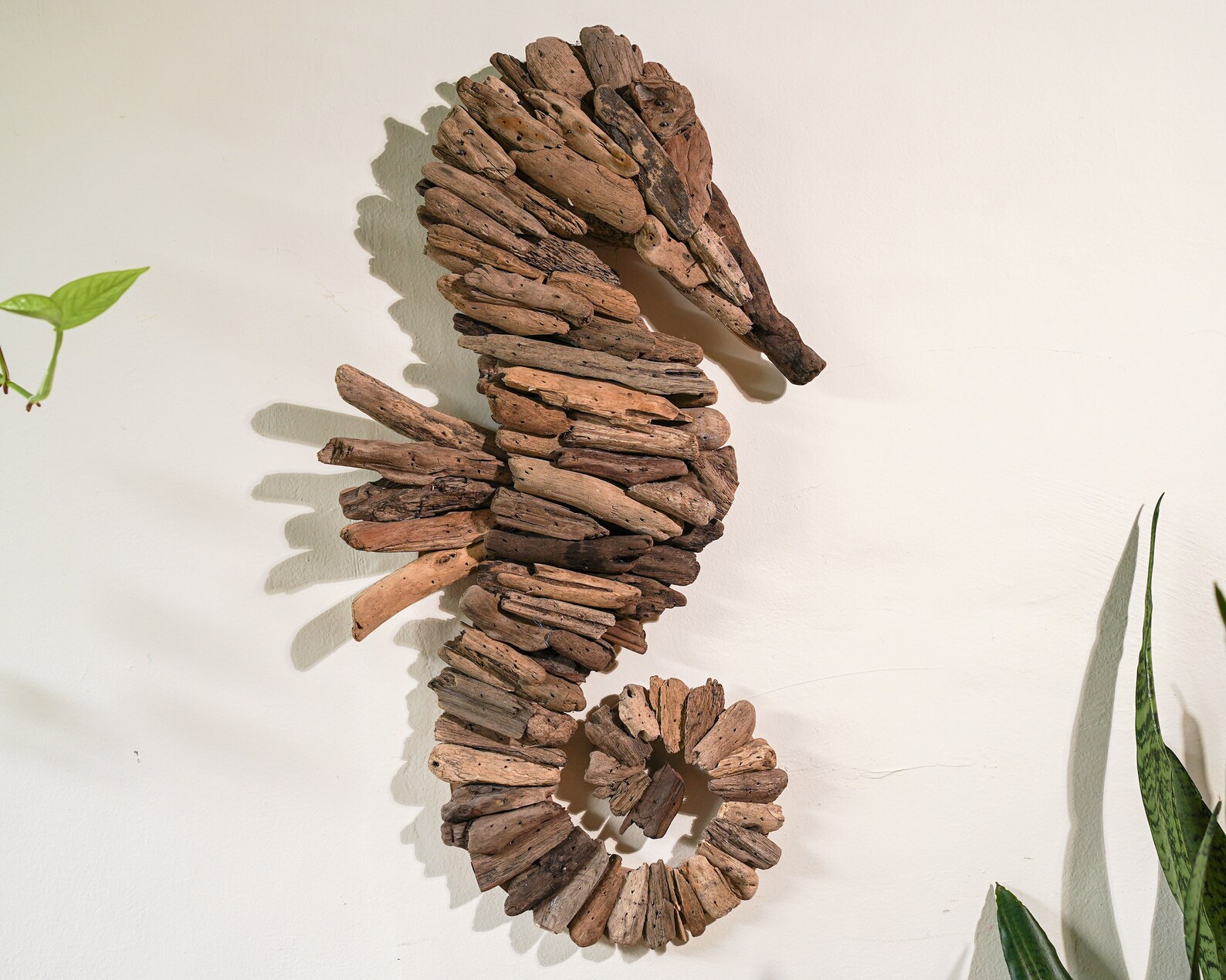 Handmade Driftwood Wall Art 24 Inch / 60 Cm Drift Wood Sea Etsy