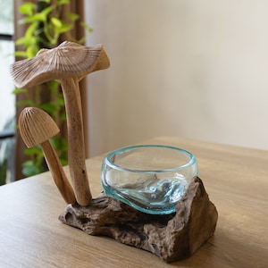 Wood Monten Glass, Molten Glass, Liquid Molten, Liquid Natural, Molten Natural, Natural Wood, Home Decor, Room Decor, Gift
