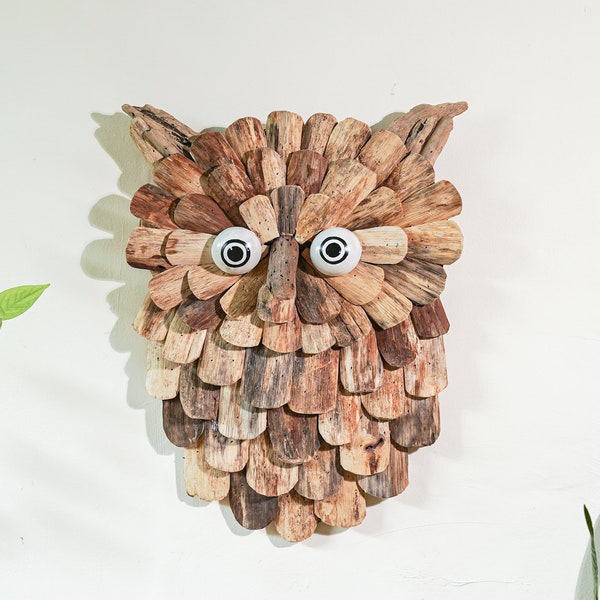 Driftwood Owl Art Etsy
